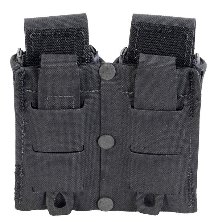 Double Pistol Mag Pouch with Tank Track™ with Flap