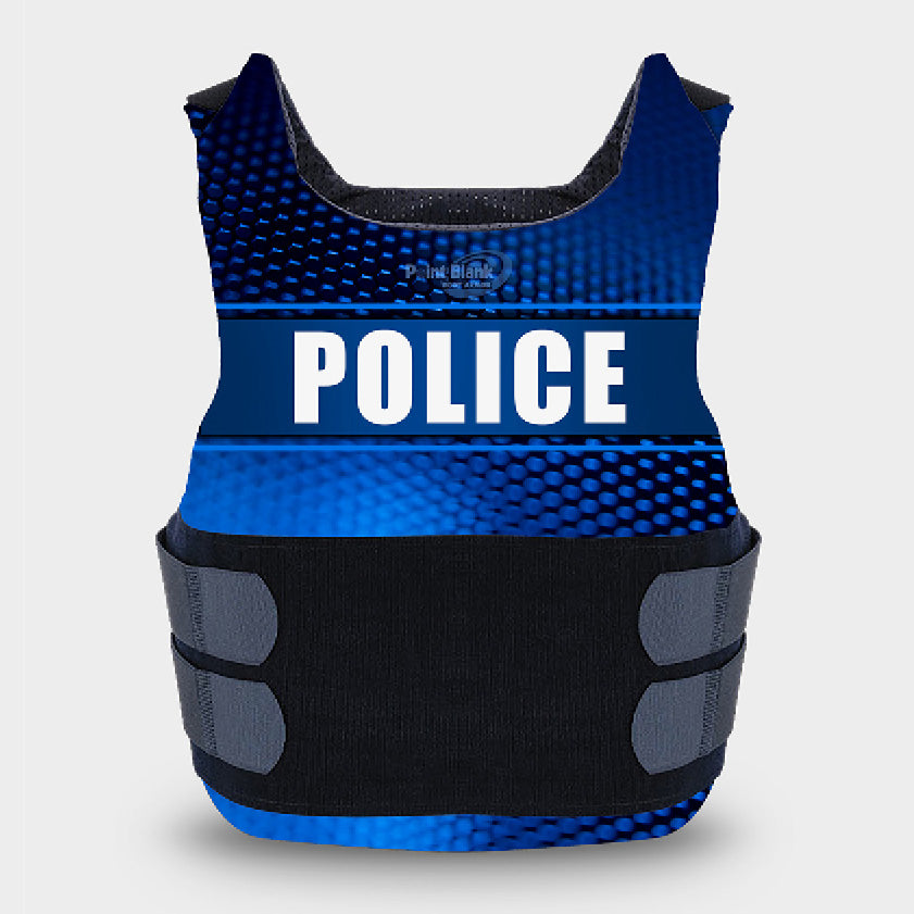 Carrier with Light Bar Graphic – Police Placard