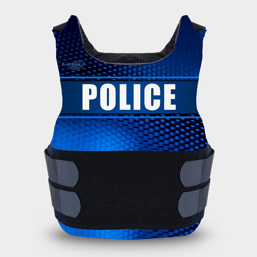 Carrier with Light Bar Graphic – Police Placard