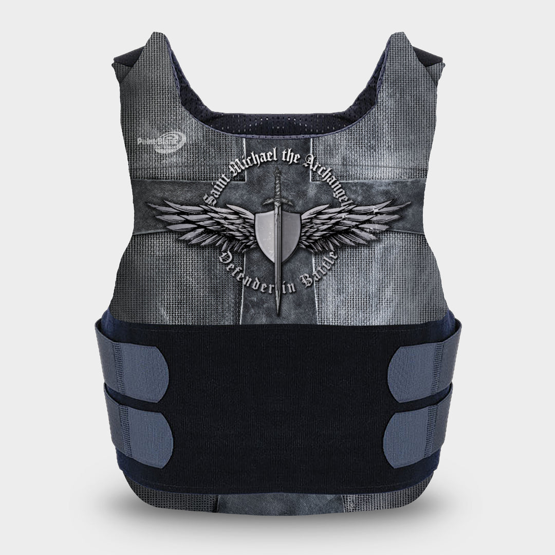 St Michael – Defender in Battle – Vest Carrier